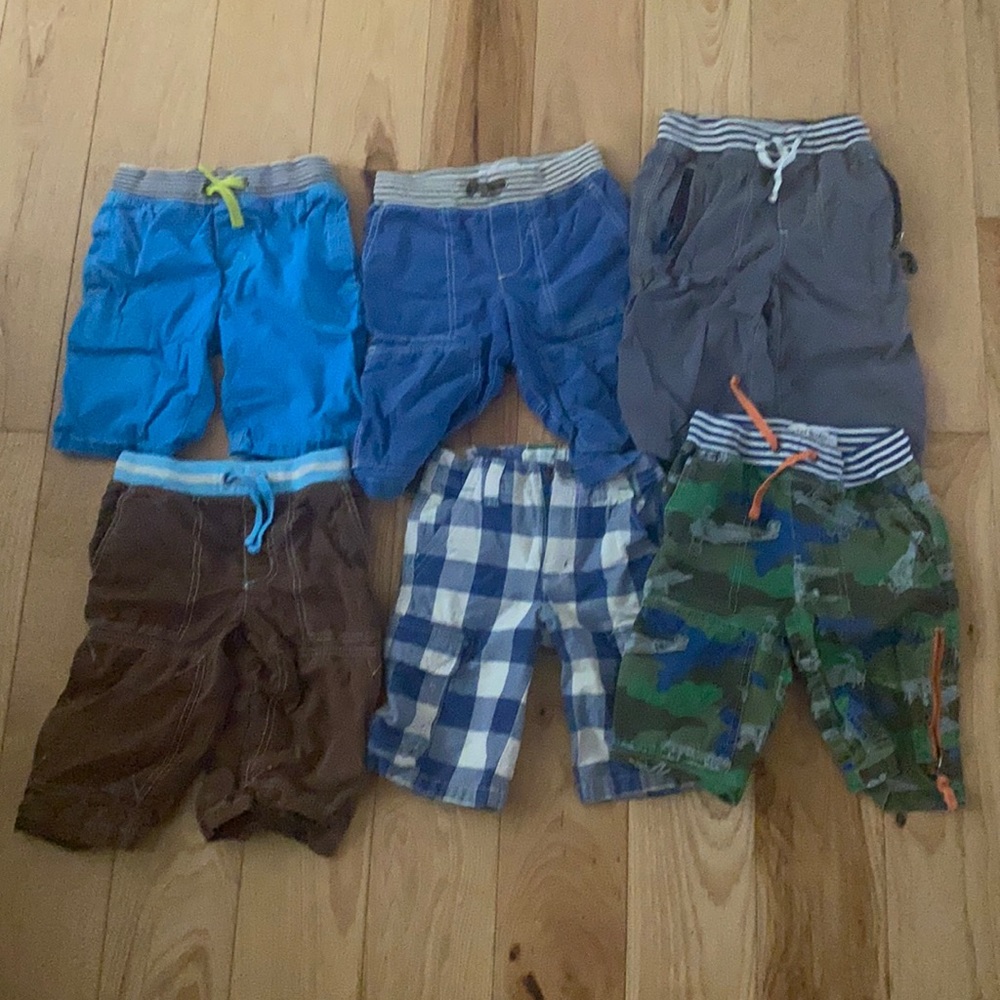 lot of 6 Mini Boden shorts size 5 and 6